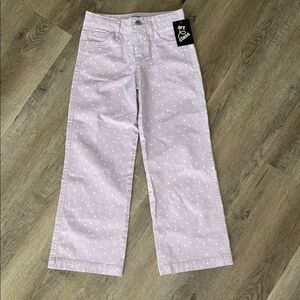 Art Class Purple Casual Wide-Leg Lavender Jeans with hearts